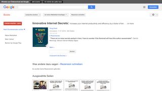 
                            10. Innovative Internet Secrets: Increase your internet productivity and ...