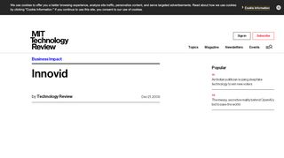 
                            8. Innovid - MIT Technology Review