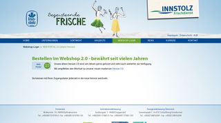 
                            5. Innstolz Frischdienst Deggendorf: WEB PORTAL 2.0 (ältere Version)