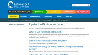 
                            1. Inpatient WiFi - how to connect | CCDHB