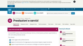 
                            11. INPS - Prestazioni e Servizi - Esplora il sito