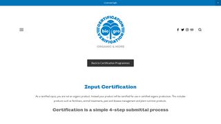 
                            5. Input Certification — BioGro NZ