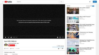 
                            6. Input KRS UNBAJA - YouTube