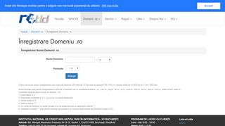 
                            7. Înregistrare Domeniu .ro | RoTLD - Romania Top Level Domain
