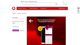 
                            3. Inregistreaza-te in MyVodafone - Vodafone - Vodafone.ro