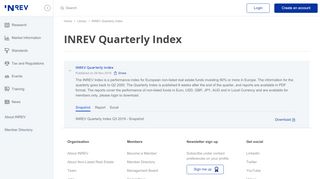 
                            8. INREV Quarterly Index | INREV