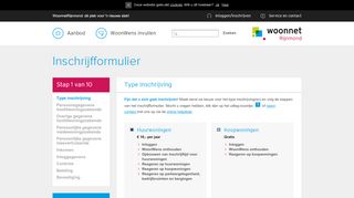 
                            8. Inschrijfformulier - Woonnet Rijnmond