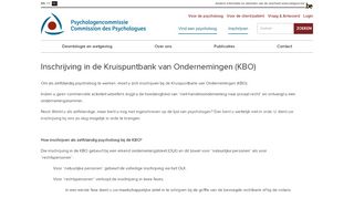 
                            7. Inschrijving in de Kruispuntbank van Ondernemingen (KBO ...