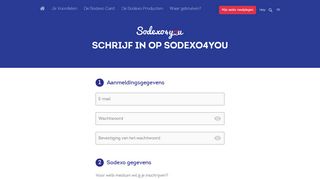 
                            1. Inschrijving | Sodexo4You