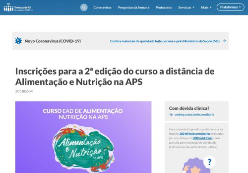 
                            8. Inscrições para a 2ª edição do curso a distância de ... - UFRGS