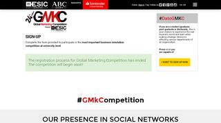 
                            1. Inscripción al GMKC - ESIC