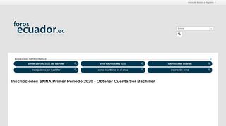 
                            3. Inscripciones SNNA Segundo Periodo 2019 - Obtener Cuenta Ser ...