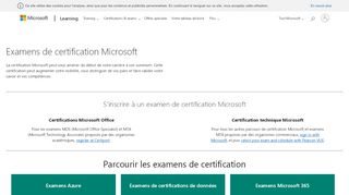 
                            1. Inscription aux examens de certification Microsoft | Microsoft