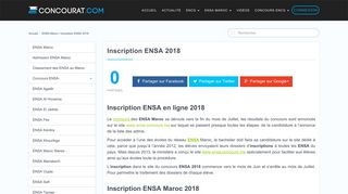 
                            1. Inscription ENSA | Concourat.Com