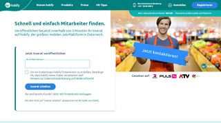 
                            3. Inserat schalten und einfach Mitarbeiter finden | hokify