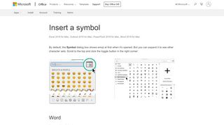 
                            9. Insert a symbol - Office Support