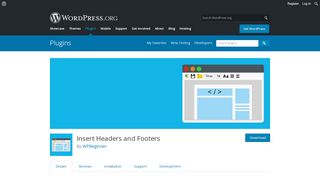 
                            6. Insert Headers and Footers | WordPress.org