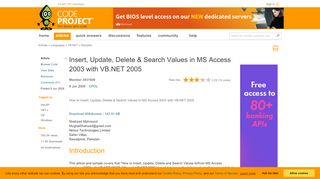 
                            13. Insert, Update, Delete & Search Values in MS Access 2003 with VB ...