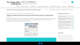 
                            5. Insertar formulario de acceso con contraseña en Excel Descargar ...