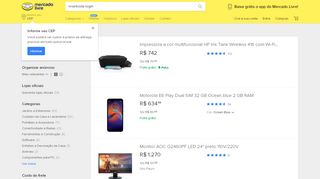 
                            5. Inseticida Login no Mercado Livre Brasil