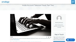 
                            2. Inside Account Takeover Fraud: Part Two - Emailage