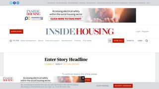 
                            6. Inside Housing - Home - Enter Story Headline