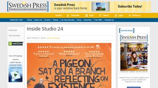 
                            6. Inside Studio 24 | Swedish Press