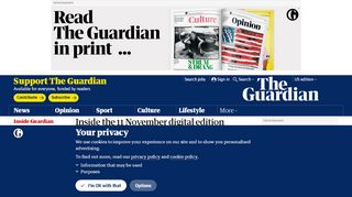 
                            4. Inside the 11 November digital edition | News | The Guardian