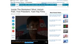 
                            11. Inside The Marketers' Mind: Ashish Patil, Vice President, Yash Raj Films