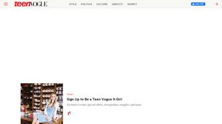 
                            2. Insider: Be an It Girl | Teen Vogue