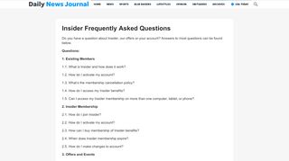 
                            10. Insider Frequently Asked Questions | dnj.com