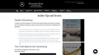 
                            7. Insider Tips - Westwood, MA | Mercedes-Benz of Westwood