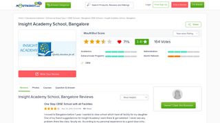 
                            8. INSIGHT ACADEMY SCHOOL - BANGALORE Reviews, Schools ...