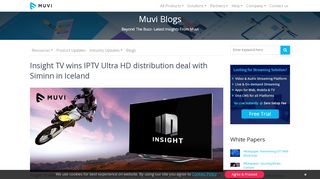 
                            12. Insight TV wins IPTV Ultra HD distribution deal with Siminn in Iceland ...