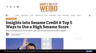 
                            13. Insights into Sesame Credit & Top 5 Ways to Use a High Sesame ...