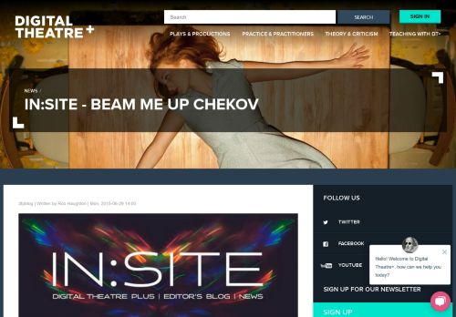 
                            11. IN:SITE - Beam Me Up Chekov | Digital Theatre