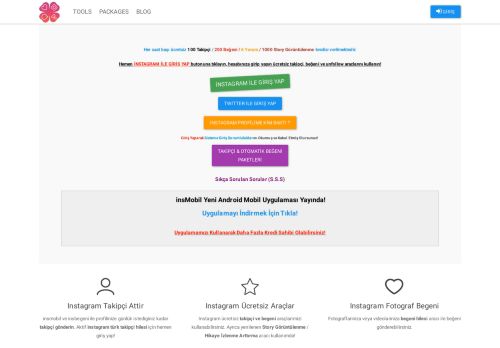 
                            3. insMobil: İnstagram Takipçi Hilesi , İnstagram Beğeni Hilesi