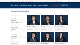 
                            2. Insolvenzverwaltung :: Andres Partner