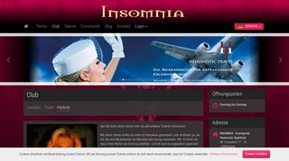 
                            5. Insomnia - Club - Historie