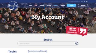 
                            3. Inspire Net - My Account