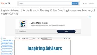 
                            9. Inspiring Advisers. Lifestyle Financial Planning. Online Coaching ...