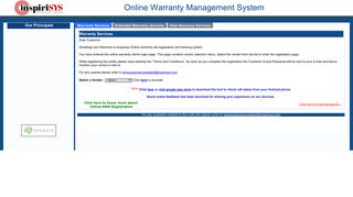 
                            9. Inspirisys Warranty Management System