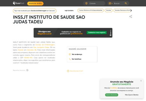 
                            9. Inssjt Instituto De Saúde São Judas Tadeu em Salvador, BA | Ligue ...