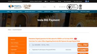 
                            8. Insta Bill Payment – PSPCL
