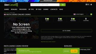 
                            10. Insta Casino online casino. Review and casino bonuses - SlotCatalog