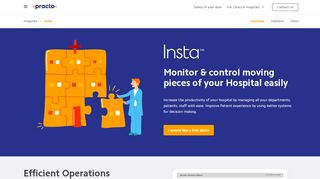 
                            7. Insta- Cloud based Hospital Management system (HMS) for hospitals