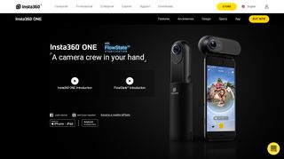 
                            2. Insta360 ONE - A camera crew in your hand