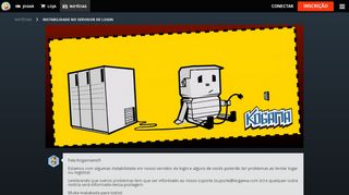 
                            4. Instabilidade no servidor de Login - KoGaMa - Play, Create And Share ...