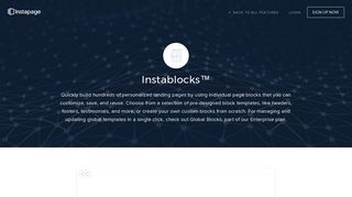 
                            2. Instablocks™ - Instapage
