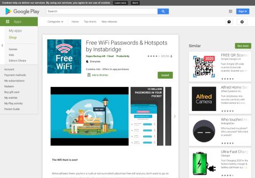 
                            6. Instabridge - Free WiFi Passwords and Hotspots - Apps on Google Play